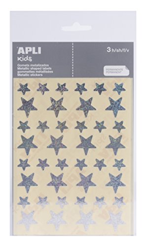 Autocolantes Decorativos APLI Estrela (12.5x19.5mm) APLI - Enfeites e acabamentos - decorativos, estrelas, apli