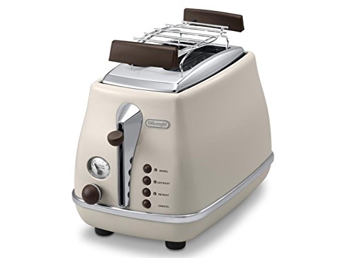 Máquina de Café DELONGHI Icona Vintage (15 bar - 3 Níveis de Moagem) DELONGHI - Torradeiras - 15 bar, 3 níveis, retro design, 2 slots