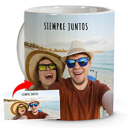Caneca LOLAPIX com Fotografia e Nome (Cerâmica - Transparente) LolaPix - Canecas - cerâmica, transparente