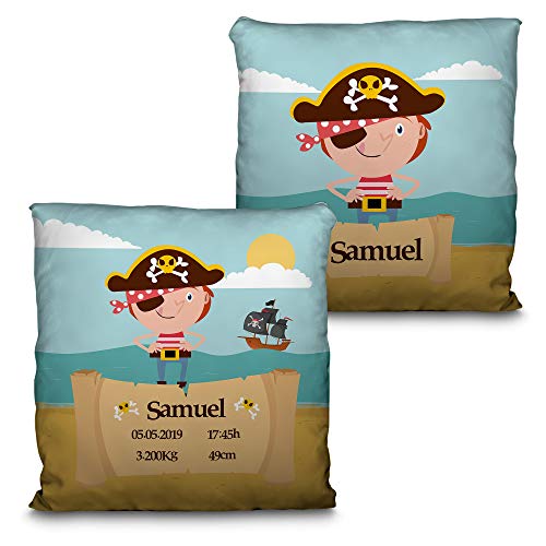 Almofada LOLAPix com Nome e Data de Nascimento LolaPix - Almofadas decorativas - nome, data de nascimento