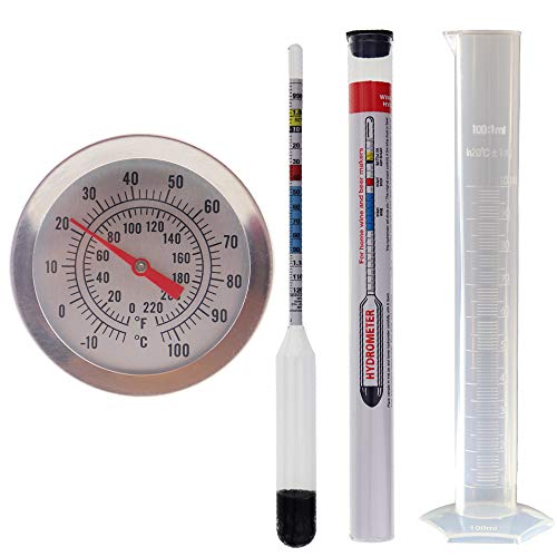 Termómetro de Fermentação HOMEBREW Hydrometer Thermometer World - Ferramentas de medição e sensores - termómetro, fermentação, hydrometer
