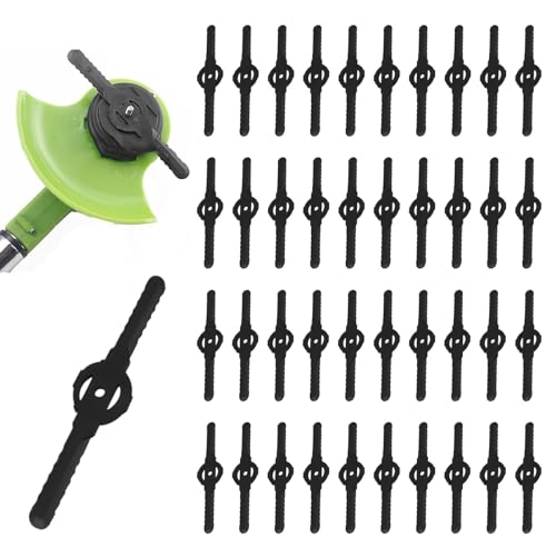 Cortador de Relva de Jardim UILYNIU 40 Peças UILYNIU - Lâminas de cortador de relva - 40 peças, compatível, perfuração suave, cortes limpos