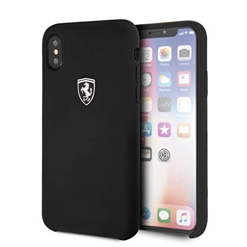 Capa iPhone XS Max FERRARI FEOSIHCI65BK Preto Lmobile - Capas para telemóveis - preto, resistente a riscos, iPhone Xs Max, ferrari