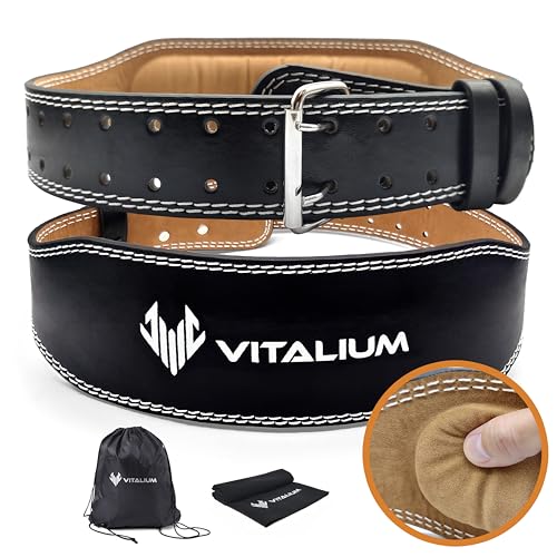 Cinto Lumbal com Suporte Acolchoado CINTURON GYM VITALIUM - Cintos de levantamento de peso - suporte acolchoado, cinto lumbal