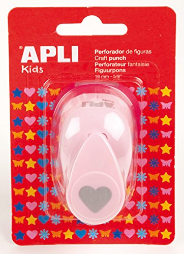 Furador APLI Coração (Papel - 1.6cm) Apli kids - Perfuradores de papel - furador, coração, papel, 220 g/m², scrapbooking