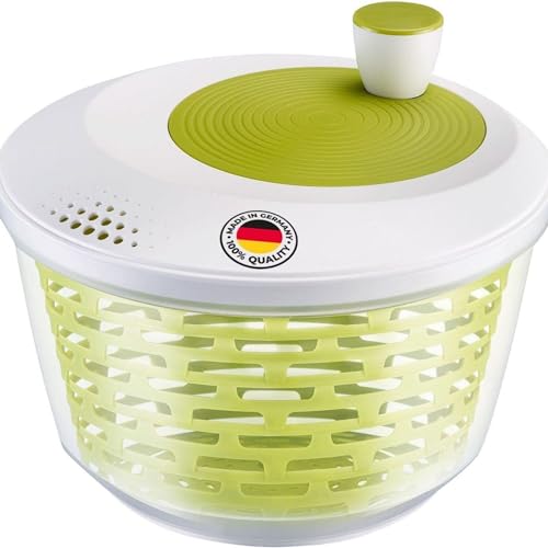 Centrifugador WESTMARK Spinderella (Capacidad: 4.4 L) Westmark - Centrifugadoras de salada - centrifugador, westmark spinderella, capacidade 4.4l, secagem legumes, tampa ajustável, fácil limpar