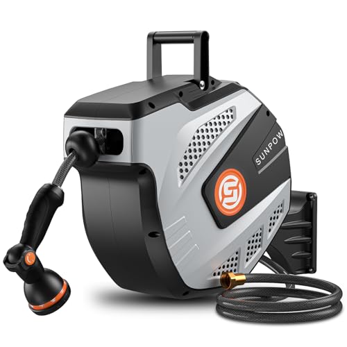 Extensão de Mangueira SUNPOW com 25+2M e 10 Modos de pulverização SUNPOW - Fios e cabos elétricos - 25+2m, 10 modos, proteção contra sobreaquecimento