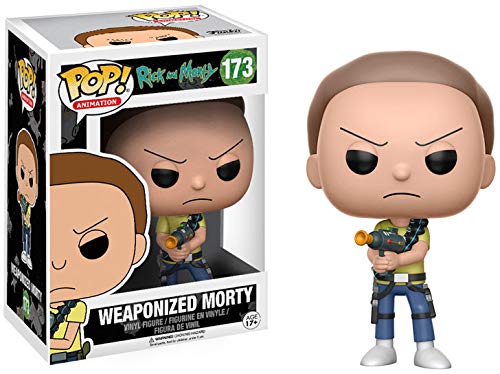 Figura FUNKO POP! Rick & Morty - Weaponized Morty Funko - Brinquedos - Rick & Morty, Weaponized Morty, figura