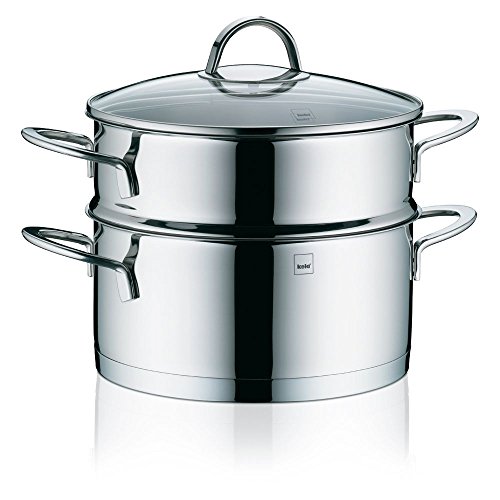 Conjunto de Panelas de Cozer a Vapor Kela 10994 | Aço inoxidável kela - Utensílios de cozinha - aço inoxidável, 3,5 L, cozer a vapor