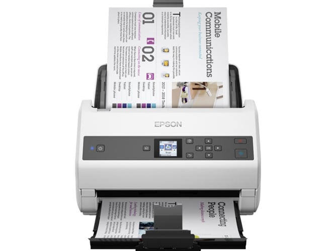 Epson WorkForce DS-870 scanner 600 x 600 DPI Scanner com alimentação por folhas Cinzento, Branco A3 Epson - Digitalizadores - 600 dpi, alimentação por folhas, a3