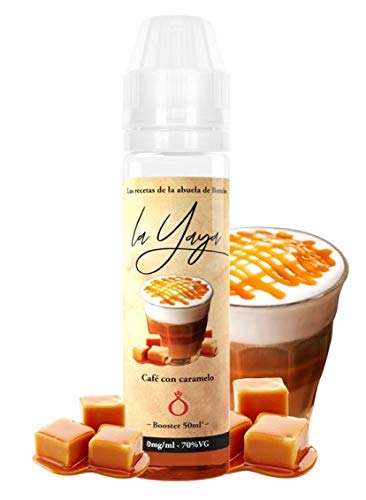 Bombe La Yaya Café com Caramelo 50Ml Vapor Center Bombo Eliquids - Produtos de styling de cabelo - caramelo, vapor center, 50ml