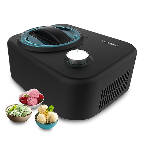 Cecotec Gelacy 800 0.8 L 100 W Preto Prateado Cecotec - Máquinas de fazer gelados - 0.8 L, 100 W, automático, preto prateado