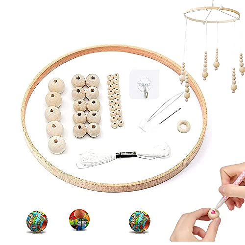 Kit de Campainha de Madeira 41 Peças (Recondicionado Como Novo) Ljjfsak - Materiais de arte e artesanato - 41 peças, madeira de haya, ferramentas inclusas