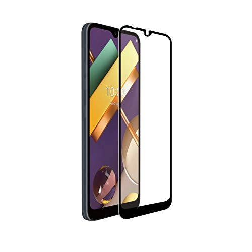 Película Vidro Temperado MUVIT Glass LG K22 Preto Muvit For Change - Peças de reposição para telemóveis - vidro temperado, lg k22, preto
