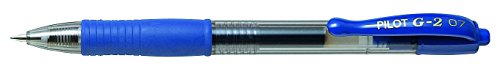 Esferográfica PILOT G2 Azul (0,7 mm - Ponta Média) Pilot - Canetas - tinteiro de gel, ponta média, 0,7 mm, escrita fluída