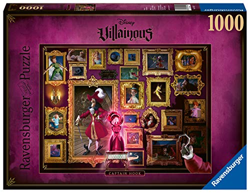 Puzzle RAVENSBURGER Villainous: Captain Hook 1000 Peças Ravensburger - Quebra-cabeças de encaixar - puzzle, ravensburger, villainous, captain hook, 1000 peças