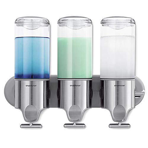Bomba de Sabão SIMPLEHUMAN BT1029 (Aço Inoxidável) simplehuman - Dosadores de sabão e loção - 444ml, triplo, ergonômico, à prova de ferrugem