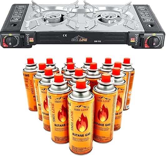 Fogão a Gás SMOBY Line (4 Cartuchos - 2000 W) SMH International - Fogões de cozinha portáteis - gás, 2000 W, cartuchos