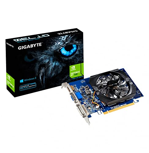 Placa Gráfica GIGABYTE GeForce GT 730 (NVIDIA - 2 GB DDR3) Gigabyte - Placas e adaptadores de vídeo - geforce gt 730, 2 gb ddr3, 902 mhz, pci express x8