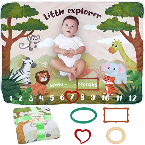 Manta para bebés HITO Meses Bebé (90 x 120 cm) Odoxia - Cobertores - bebé, manta, 90x120cm