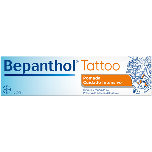 Creme de Maquilhagem BEPANTHOL Creme para tatuagens com pantenol (30 g) Bayer - Loção e hidratante - pantol, tatuagens, 30g