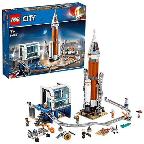 LEGO City - Foguetão de Espaço Intersideral e Controle de Lançamento (Idade Mínima: 4) LEGO - Blocos de encaixe - lego city, foguetão espaço, controle lançamento, idade mínima 4