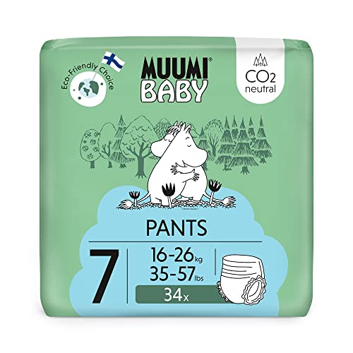 Fraldas ECOBEBÉ Muumi (Tamanho: 7) (16 - 26 kg) Delipap Oy - Roupa interior - eco, biodegradável, reciclável, 7