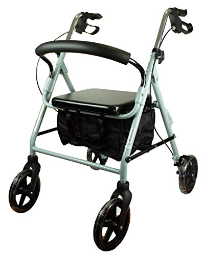 Andador MOBICLINIC Sofia (Rosa - Alumínio) Mobiclinic - Tabuleiros e lençóis de transferência - 4 rodas, alumínio, regulável, 100 kg
