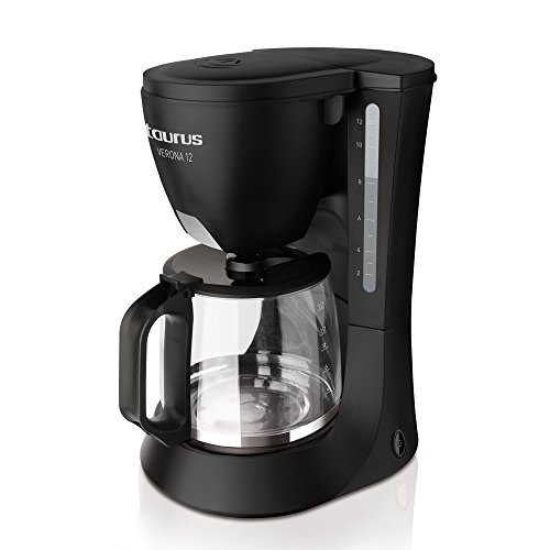 Máquina de Café de Filtro TAURUS Verona 12 VER III (12-14 Chávenas) Taurus - Cafeteiras de filtro - 12 chávenas, filtro permanente, placa calefactora, jarra de vidro
