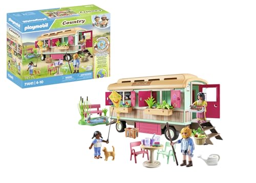 Playmobil Country: Café e Trem com Hortelã (Idade Mínima Recomendada: 4 anos) PLAYMOBIL - Brinquedos - café, trem, hortelã, 4 anos