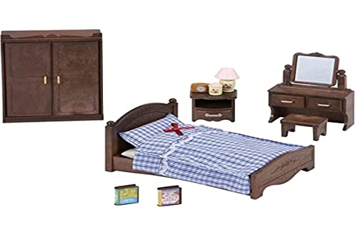 Conjunto de bonecos para crianças SYLVANIAN FAMILIES 55298 (3 anos) SYLVANIAN FAMILIES - Brinquedos - conjunto, bonecos, crianças, sylvanian families, 55298, cama dupla