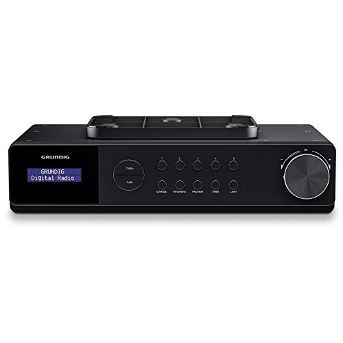 Rádio Portátil GRUNDIG DKR DAB+ Preto Grundig - Radios - dab+, bluetooth, temporizador, lcd