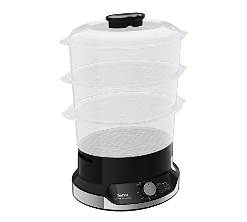 Máquina de Cozer a Vapor TEFAL VC2048 (Preto) Tefal - Cozedores de alimentos a vapor - preto, 800 w, cozer a vapor