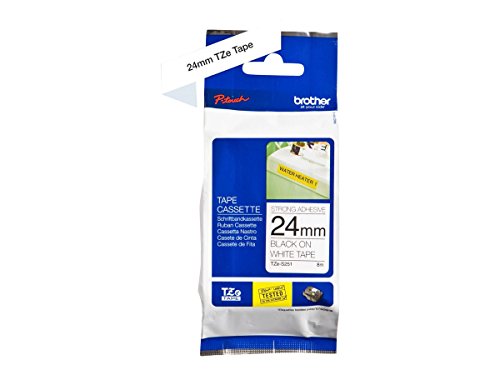 Fita para Etiquetadora BROTHER TZE-S251 Preto Brother - Fitas de etiquetas e recargas - preto, transferência térmica, plástico de bolhas