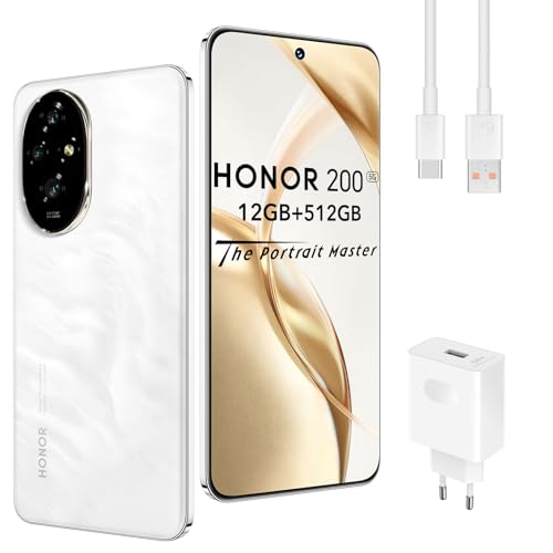 Smartphone HONOR 200 (6.7'' - 12 GB - 512 GB - Branco) HONOR - Telemóveis - 6.7 polegadas, 12 gb, 512 GB, sem fios