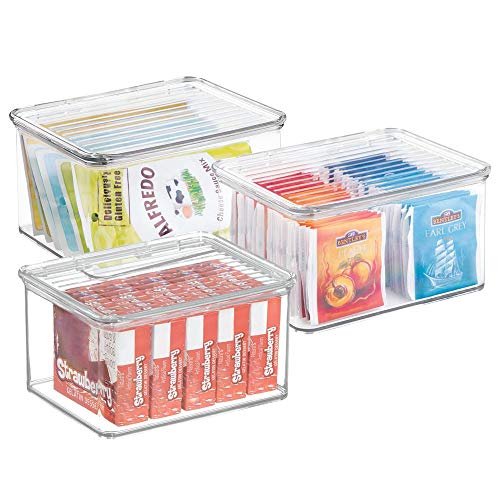 Conjunto de 3 Recipientes para Cozinha MDESIGN mDesign - Organizadores de cozinha - conjunto, recipientes, cozinha