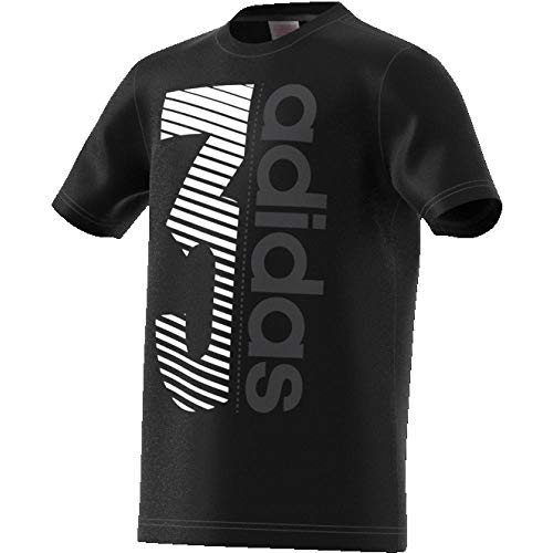 T-shirt para Homem ADIDAS Number Preto (7-8 anos) adidas - Camisas e tops - homem, preto, 7-8 anos