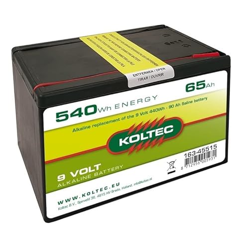 Pilha Recarregável Pastorel Koltec 9V 65Ah KOLTEC - Baterias - pilha recarregável, pastorel koltec, 9V, 65ah