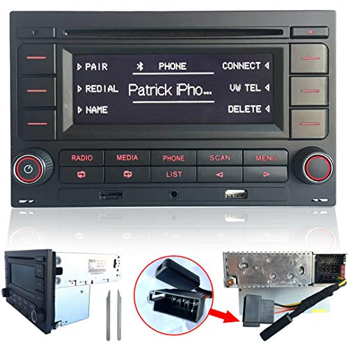 Rádio Auto Estéreo SCUMAXCON RCN210 (VW) SCUMAXCON - Acessórios interiores de veículos a motor - rádio auto, estéreo, scumaxcon rcn210, vw passat b5, vw golf mk4, acessório compatível