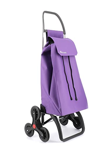 Carrinho de Arrumação ROLSER LN6 (Malva) Rolser - Manuseio de materiais - malva, 3 compartimentos, 30 kg, 40x60x80 cm