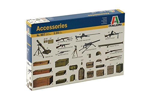 Modelo de veículo terrestre ITALERI 1:35 Italeri - Kits de modelos em escala - veículo, terrestre, escala 1/35, armas, acessórios