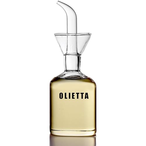 Olietta Antigoteo Tipo Botella de Cristal a Prueba de Fugas 125Ml Olietta - Dispensadores de óleo e vinagre - 125 ml, vidro, antigoteo