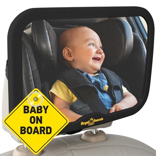Espelho Retrovisor Infantil Royal Rascals - Preto (Puericultura - Refeição) Royal Rascals - Produtos para animais de estimação - infantil, retrovisor, preto