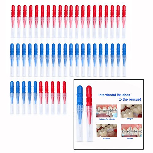 Escova de dentes interdentes OFKPO 50 peças OFKPO - Escovas de dentes - interdentes, 50 peças