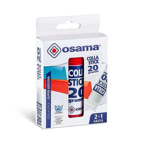 Osama Barra Extra Fuerte 2 Peças + 1 Gratis 20 Gr OSAMA - Adesivos e ímãs para artesanato - extra forte, 2 peças, 20 gr, aparadores