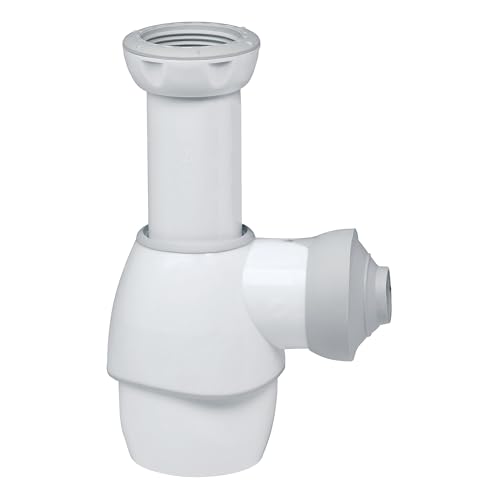 Sifão de Pia WIRQUIN 31180002 | Cinzento, Branco Wirquin - Sifões de encanamento - 50 mm, fácil instalação, fácil limpeza