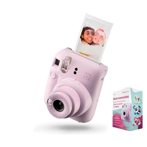 Máquina Fotográfica Instantânea FUJIFILM Instax Mini 12 (Roxo - Li-Ion - 62x46 mm) Fujifilm - Câmeras - instax mini, 62x46 mm, Li-Ion, 10 filmas