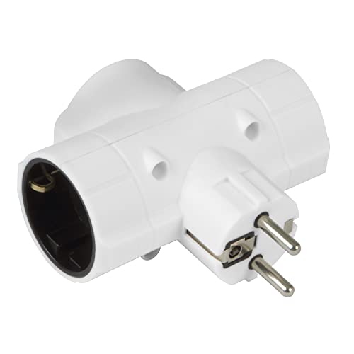 Adaptador de Energia AMIG Mod.3208 (3 Tomadas) AMIG - Fios e cabos elétricos - 3 tomadas, schuko, 10/16 a, 3500 w