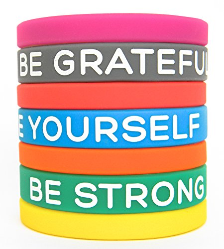 Pulseira Inspiracional SILICONE SOLZA (7x3x0,5 cm) Solza - Pulseiras - inspiracional, silicone, pulseira