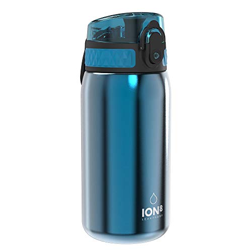 Garrafa ION8 Kids (400 ml - Aço Inoxidável) ion8 - Garrafas de água - 400 ml, aço inoxidável